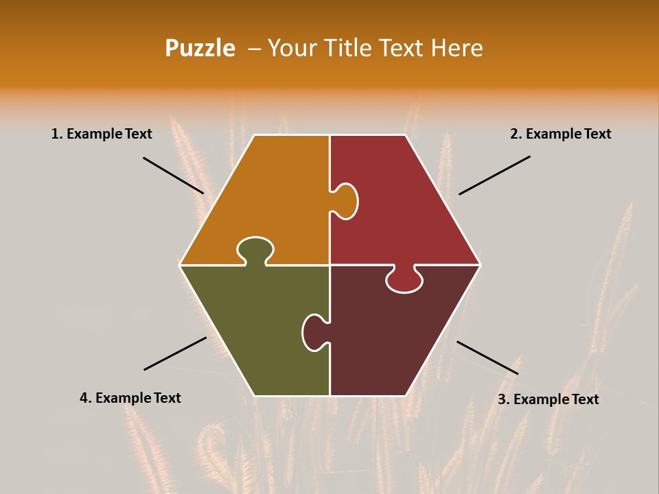 Spring Wallpaper Clover PowerPoint Template