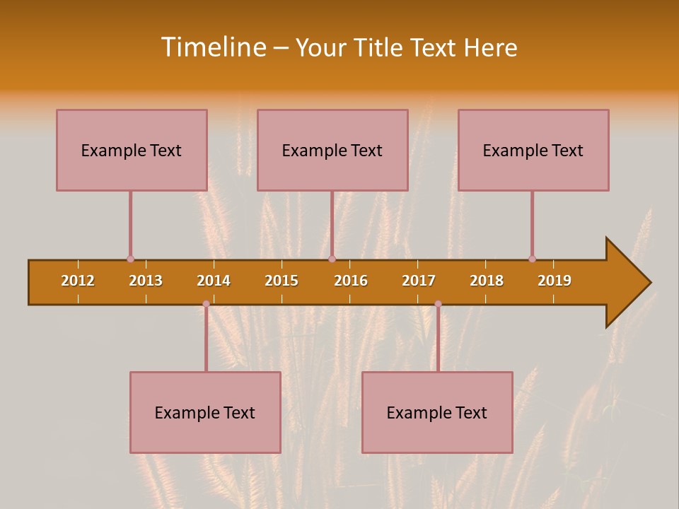 Spring Wallpaper Clover PowerPoint Template