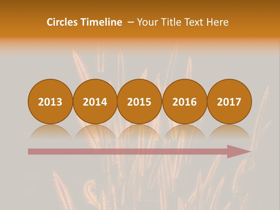 Spring Wallpaper Clover PowerPoint Template