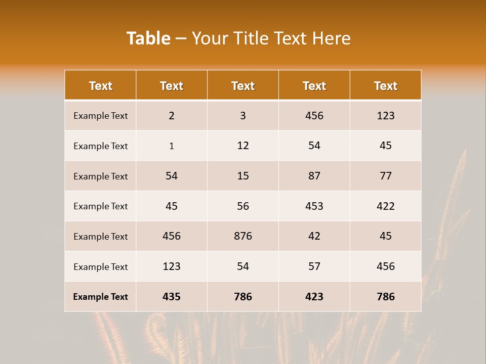 Spring Wallpaper Clover PowerPoint Template