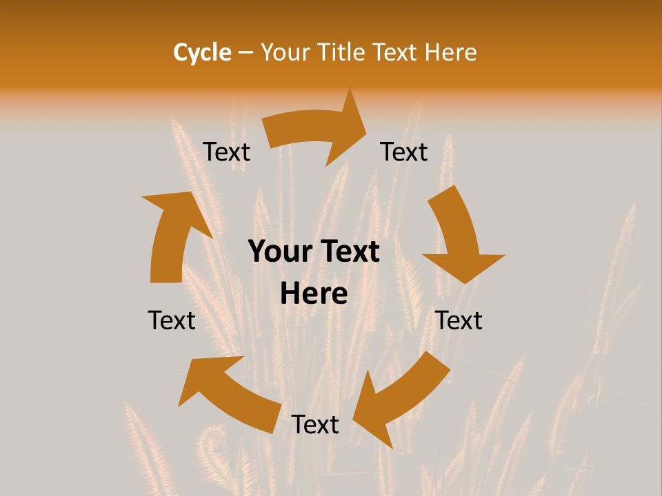 Spring Wallpaper Clover PowerPoint Template