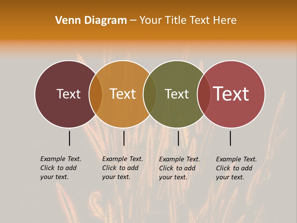 Spring Wallpaper Clover PowerPoint Template