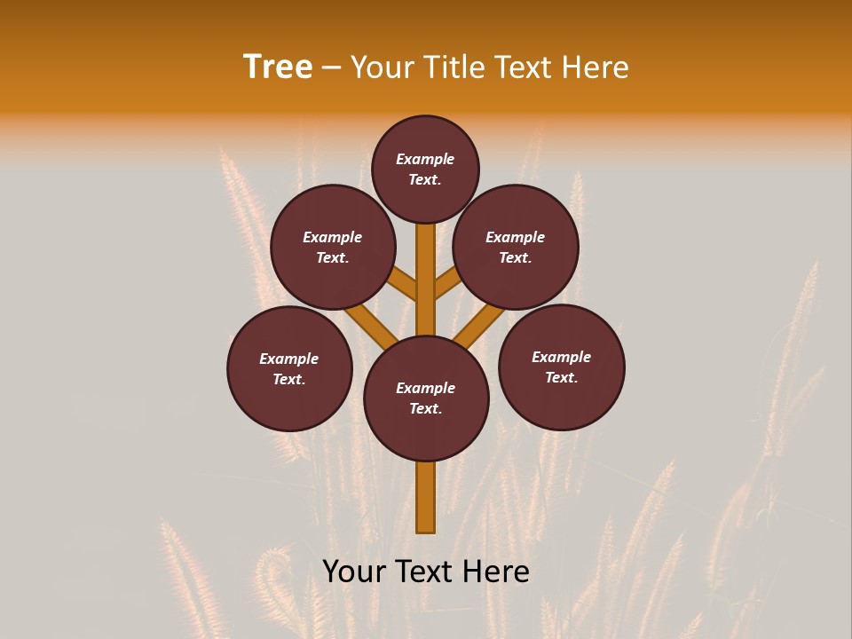 Spring Wallpaper Clover PowerPoint Template