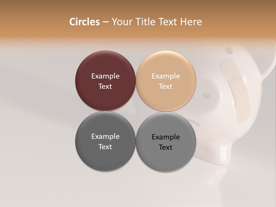 Recession Unhappy Pink PowerPoint Template