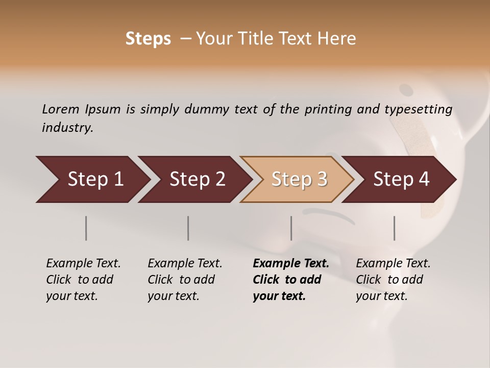 Recession Unhappy Pink PowerPoint Template