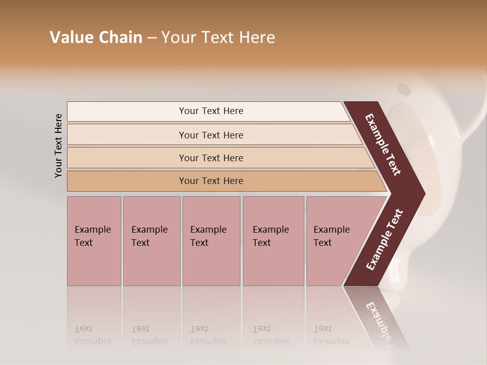 Recession Unhappy Pink PowerPoint Template