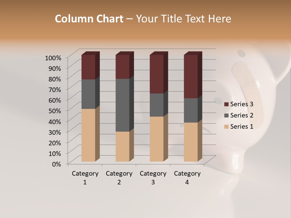 Recession Unhappy Pink PowerPoint Template