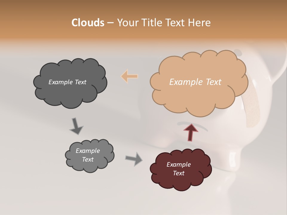 Recession Unhappy Pink PowerPoint Template