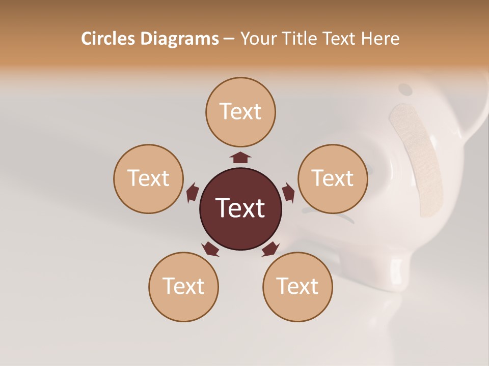 Recession Unhappy Pink PowerPoint Template