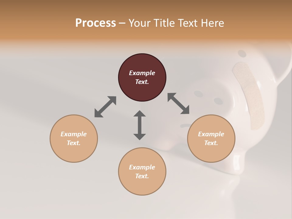 Recession Unhappy Pink PowerPoint Template
