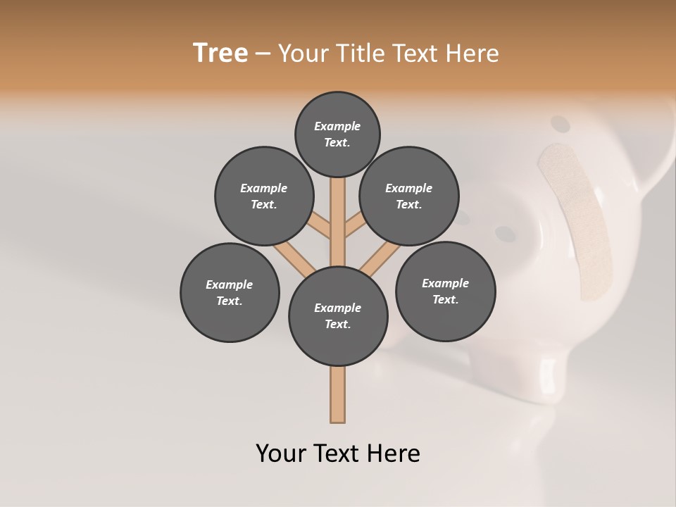 Recession Unhappy Pink PowerPoint Template