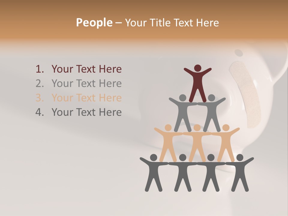 Recession Unhappy Pink PowerPoint Template