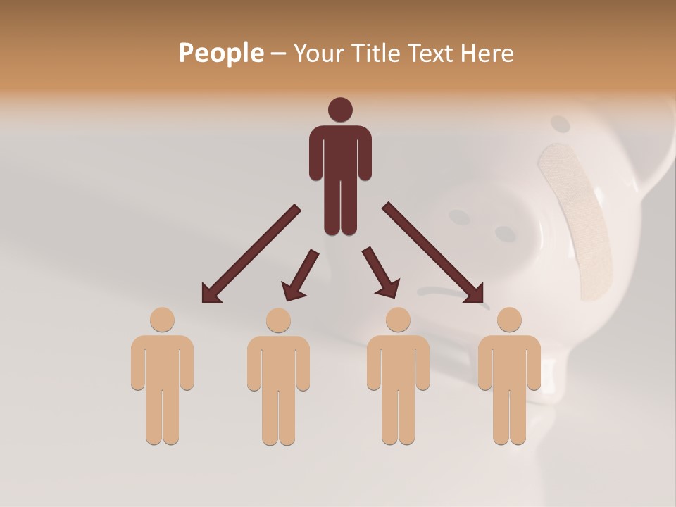 Recession Unhappy Pink PowerPoint Template