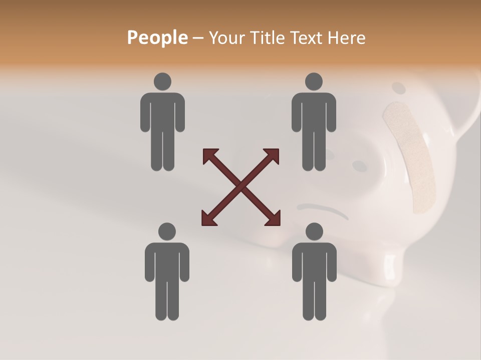 Recession Unhappy Pink PowerPoint Template