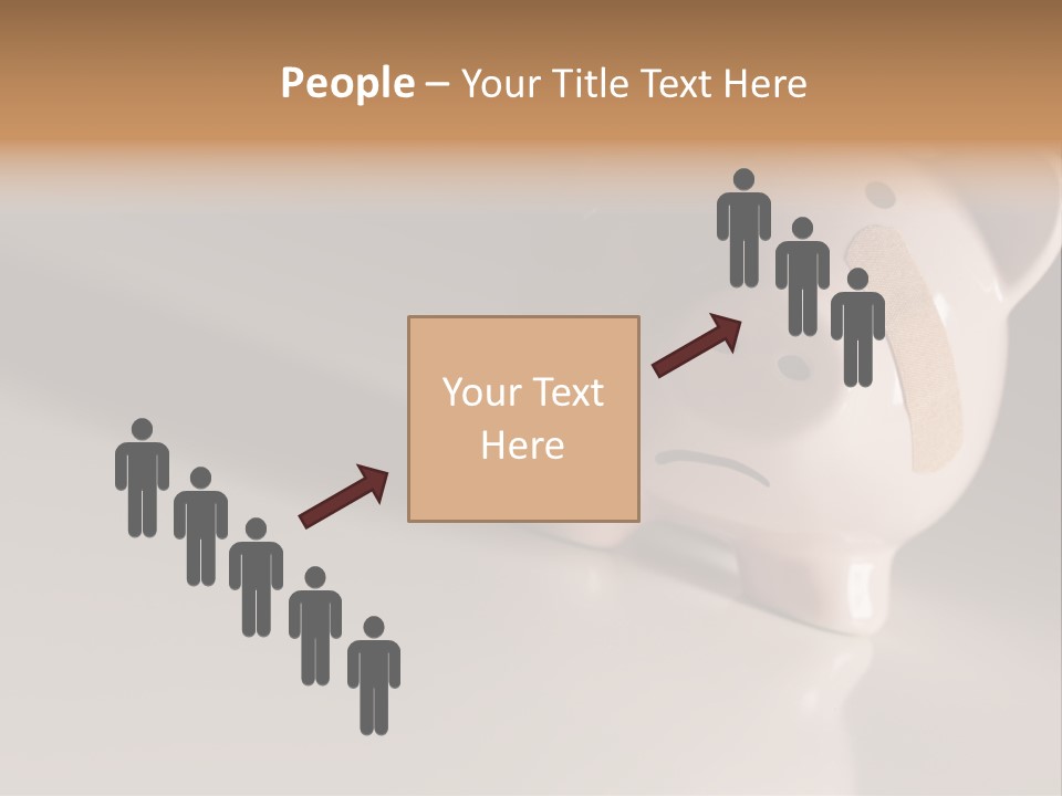 Recession Unhappy Pink PowerPoint Template