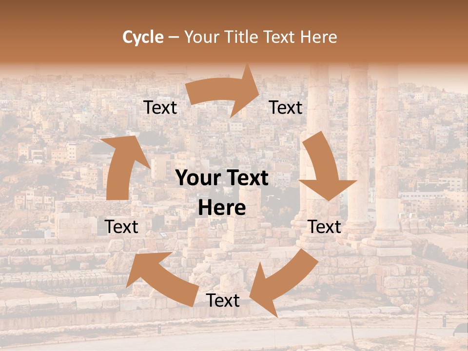 World Asia Pillar PowerPoint Template