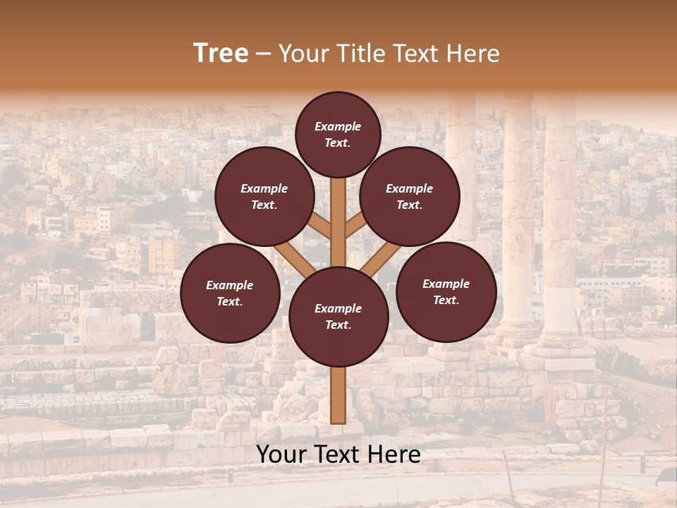 World Asia Pillar PowerPoint Template