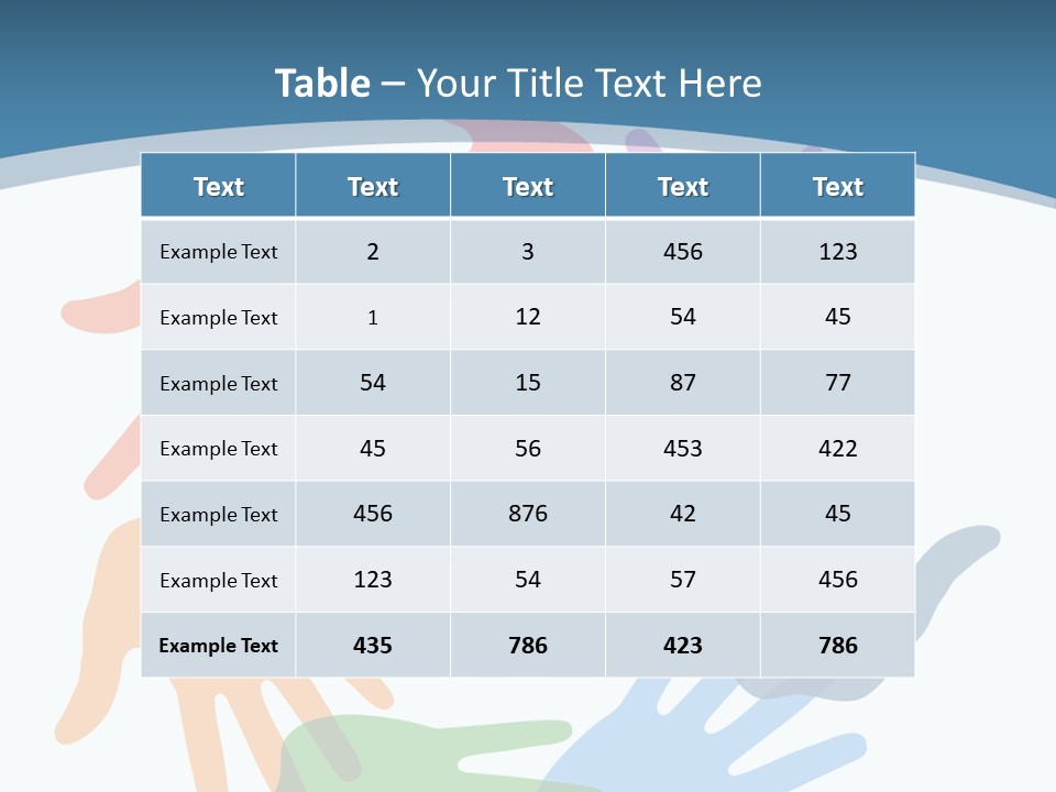 Violet Green Symbol PowerPoint Template