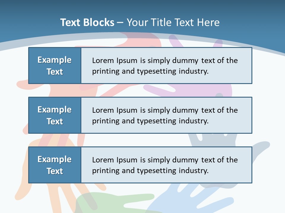Violet Green Symbol PowerPoint Template