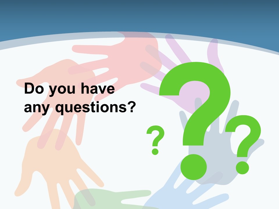 Violet Green Symbol PowerPoint Template