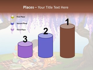 Scene Trees Drawing PowerPoint Template