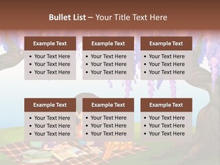 Scene Trees Drawing PowerPoint Template