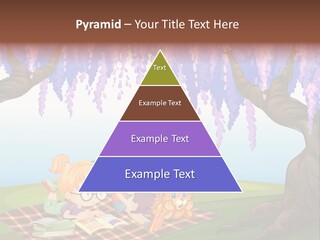 Scene Trees Drawing PowerPoint Template