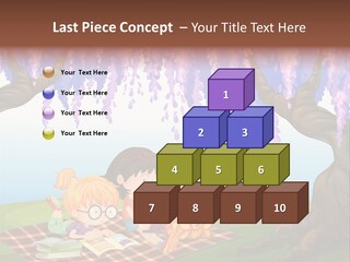 Scene Trees Drawing PowerPoint Template