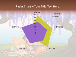 Scene Trees Drawing PowerPoint Template