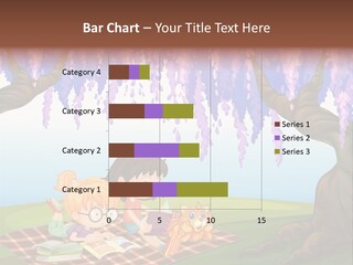 Scene Trees Drawing PowerPoint Template