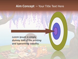 Scene Trees Drawing PowerPoint Template