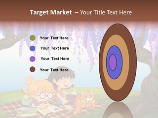 Scene Trees Drawing PowerPoint Template