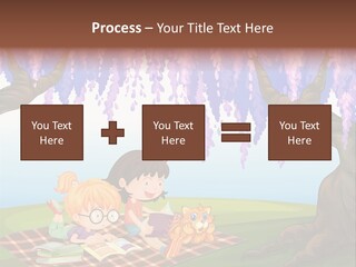 Scene Trees Drawing PowerPoint Template
