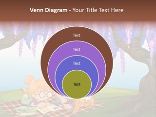 Scene Trees Drawing PowerPoint Template