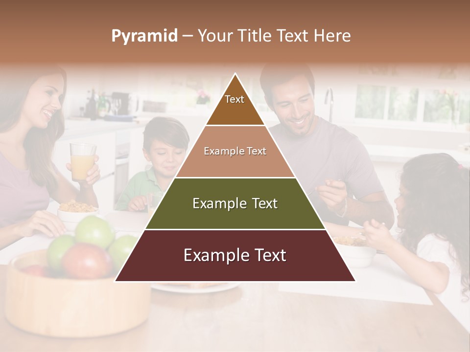 Caucasian Mother Brunette PowerPoint Template