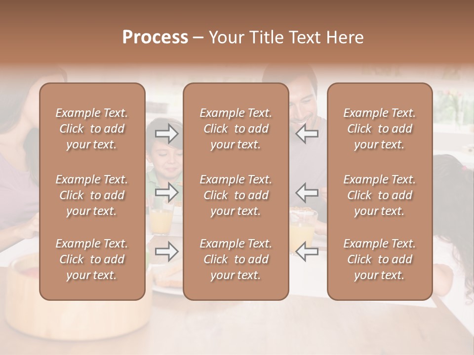 Caucasian Mother Brunette PowerPoint Template