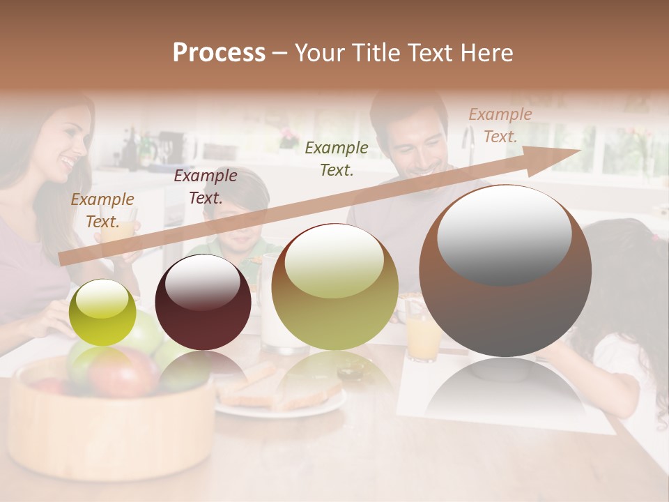 Caucasian Mother Brunette PowerPoint Template