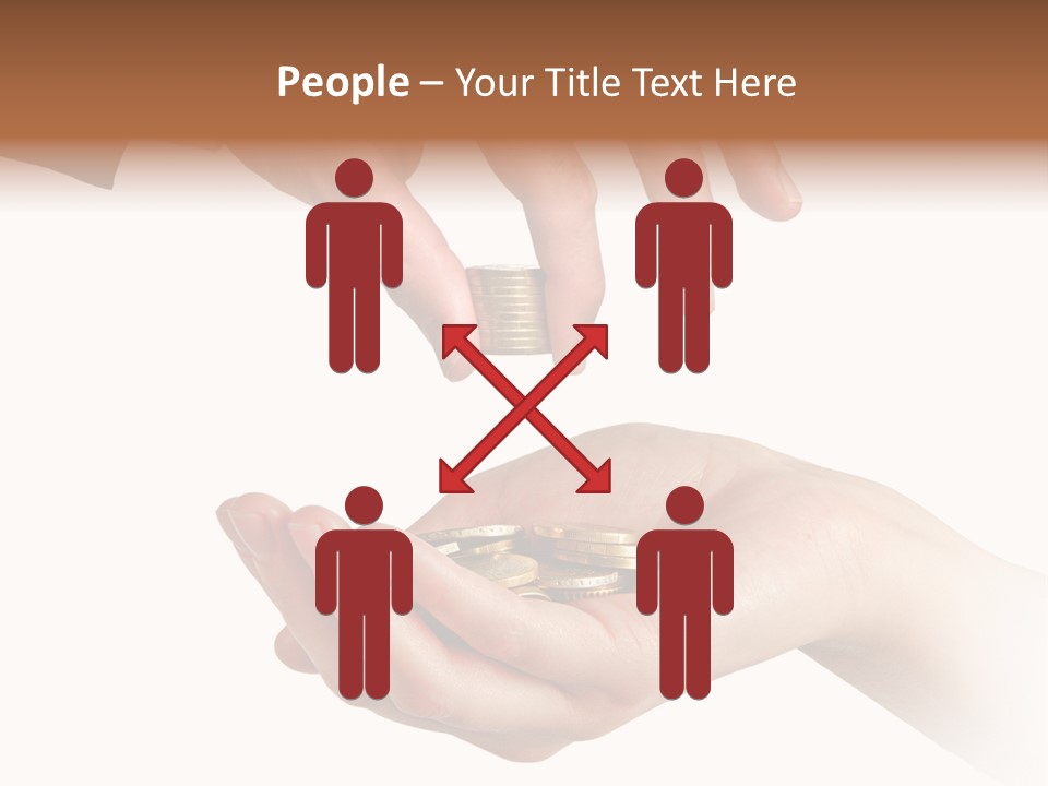 Dividend Person Background PowerPoint Template