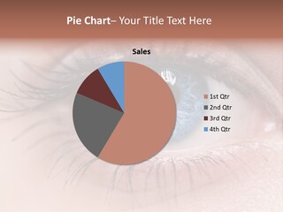 Closeup Pupil Sight PowerPoint Template