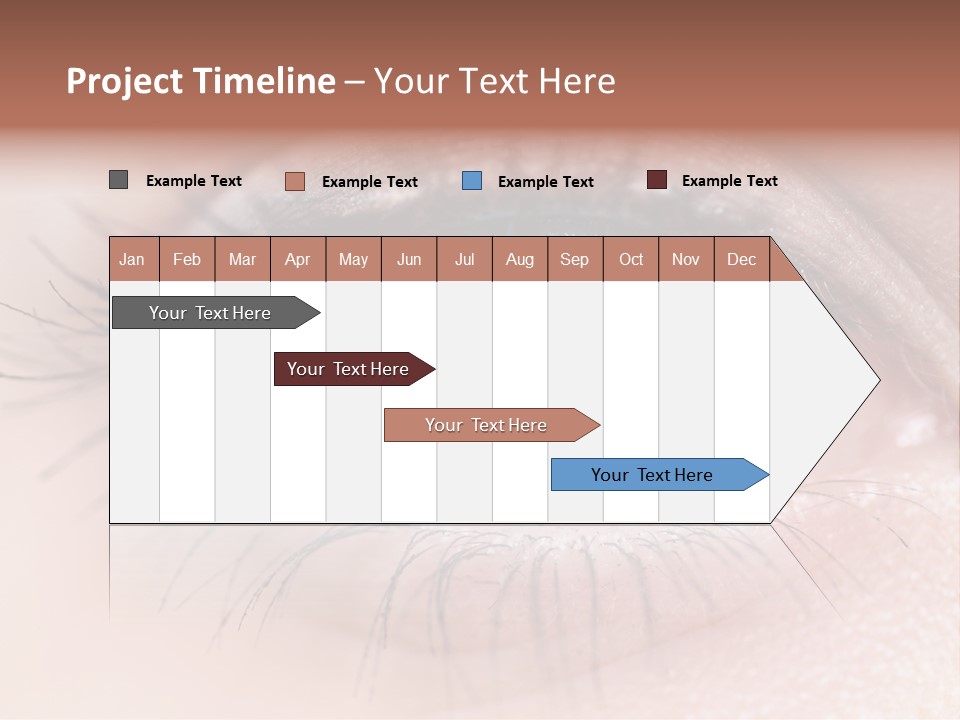 Closeup Pupil Sight PowerPoint Template
