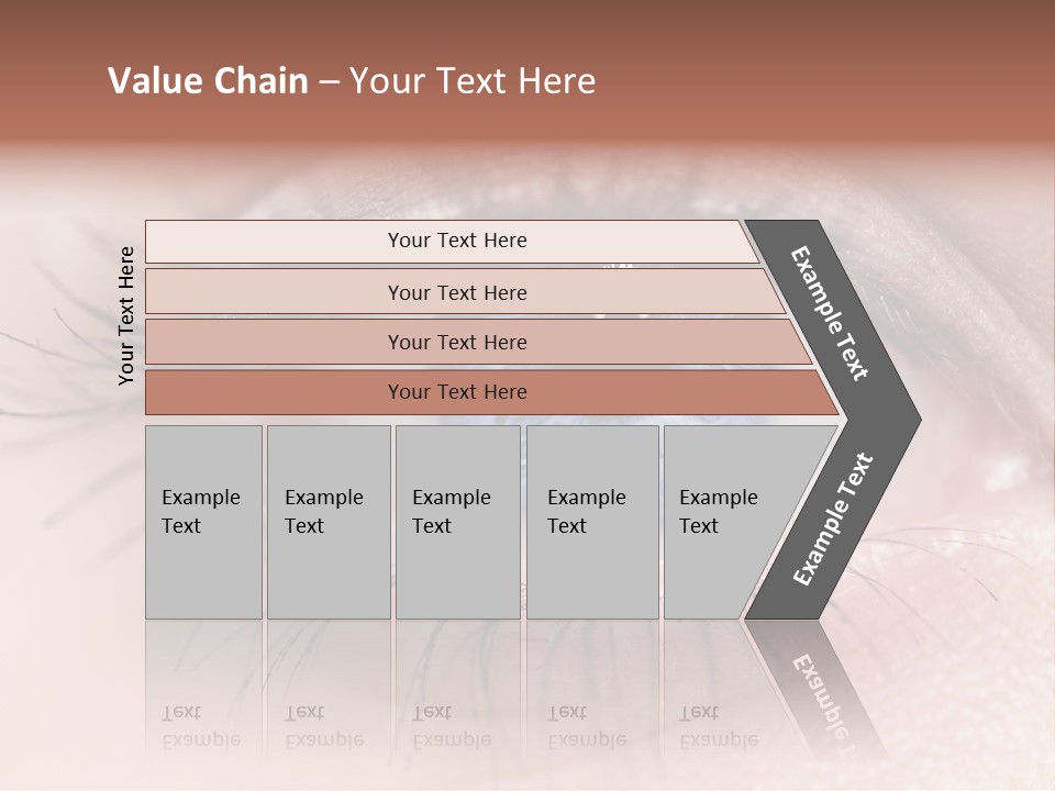 Closeup Pupil Sight PowerPoint Template