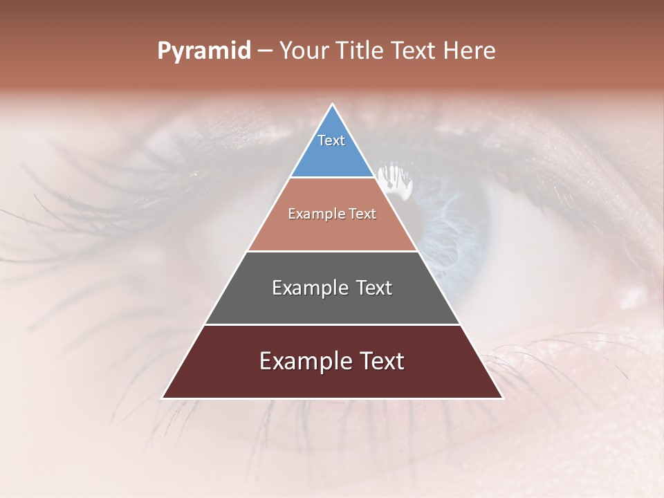 Closeup Pupil Sight PowerPoint Template