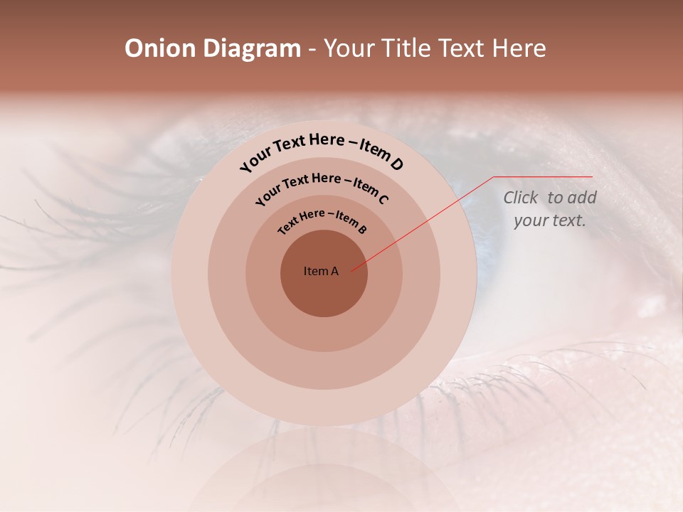 Closeup Pupil Sight PowerPoint Template