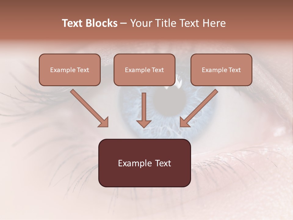 Closeup Pupil Sight PowerPoint Template