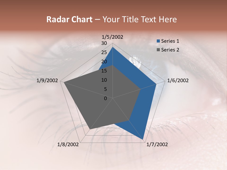 Closeup Pupil Sight PowerPoint Template