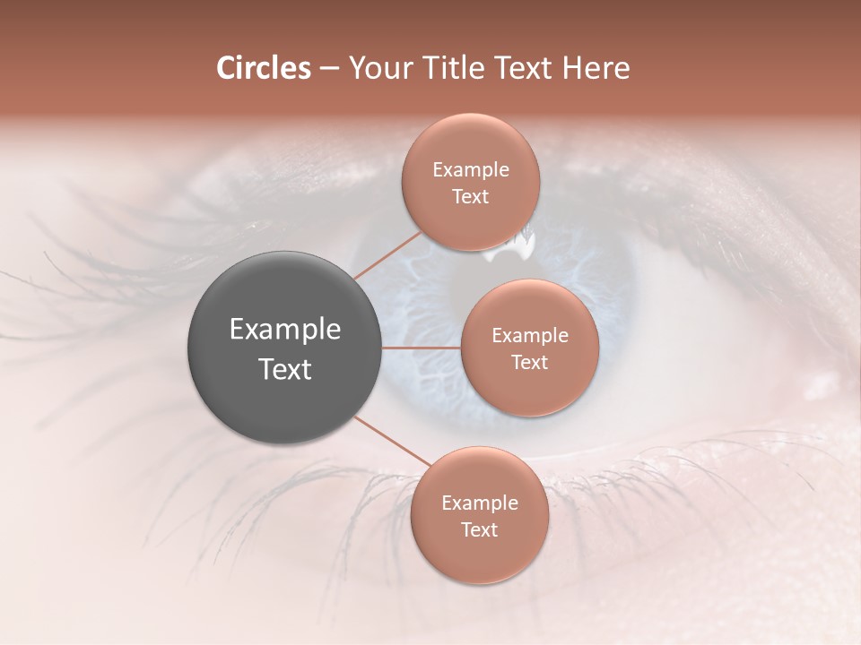 Closeup Pupil Sight PowerPoint Template