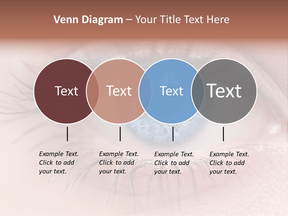 Closeup Pupil Sight PowerPoint Template