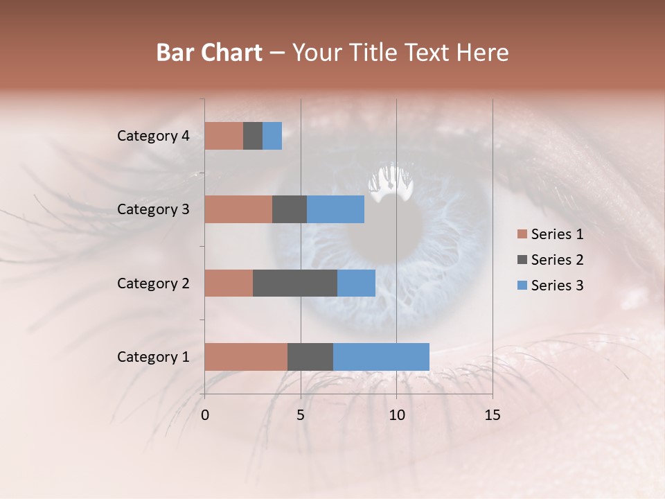 Closeup Pupil Sight PowerPoint Template