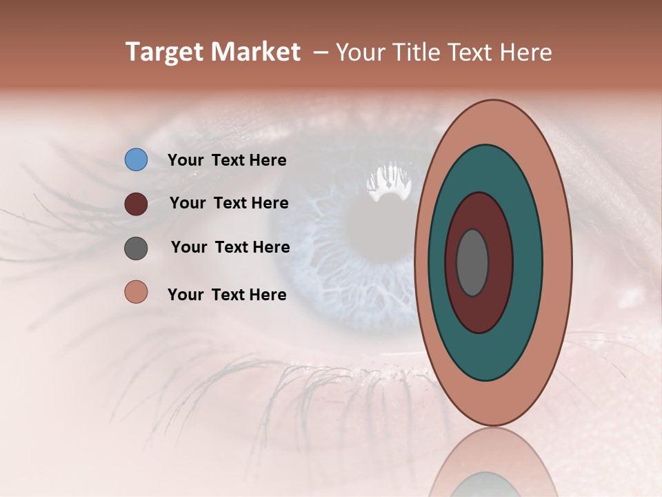 Closeup Pupil Sight PowerPoint Template