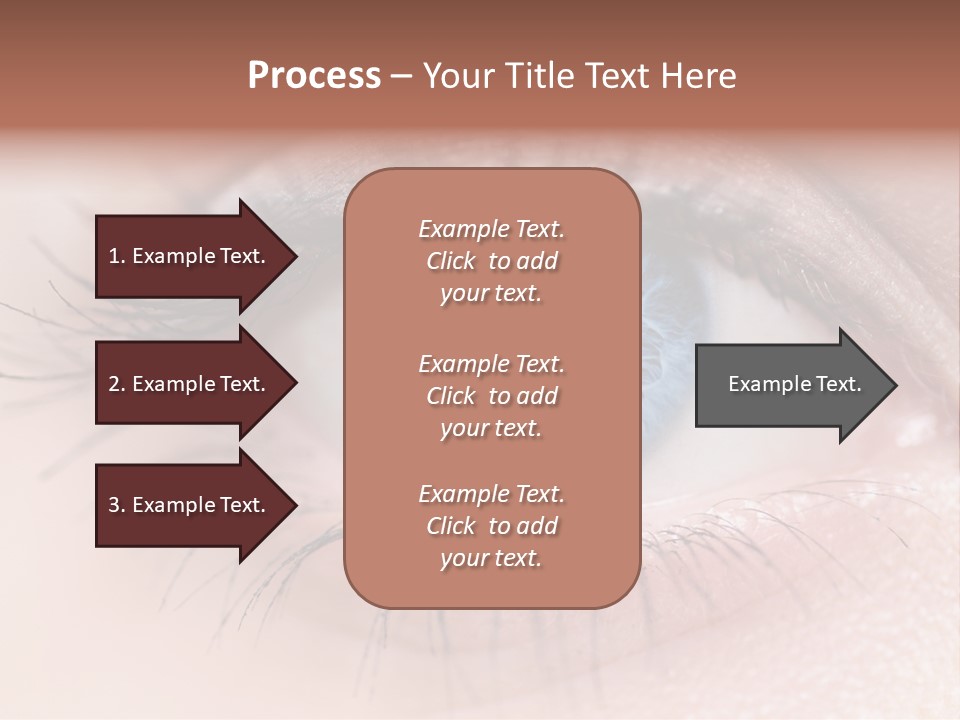 Closeup Pupil Sight PowerPoint Template